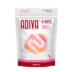 VetNova Adiva B+Biotic Small Suplemento Digestivo para Perros Pequeños y Gatos