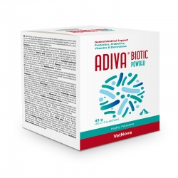 VetNova Adiva Biotic Powder Prebióticos y Probióiticos para Perros y Gatos en Sobres Monodosis