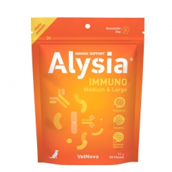Vetnova Alysia Immuno Medium & Large Chews Suplemento Inmunológico para Perros Medianos y Grandes
