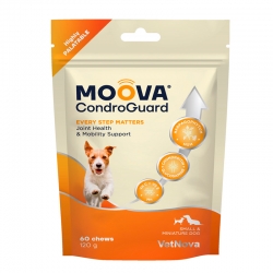 Vetnova Moova CondroGuard Chews Suplemento Condroprotector para Perros Pequeños
