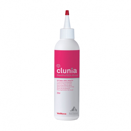 Vetnova Clunia DentProTECh Rinse Solución Higiene Bucodental Para Perros y Gatos