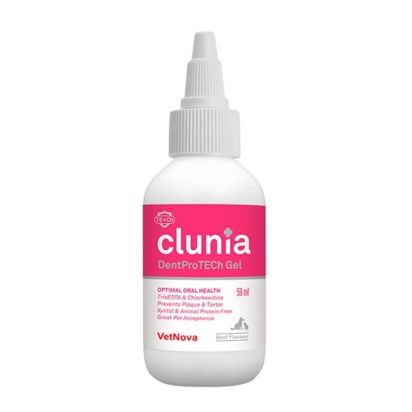 Vetnova Clunia DentProTECh Gel Higiene Bucodental Para Perros y Gatos