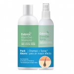 VetNova Cutania GlycoZoo Pack Dermatológico Champú y Spray para Perros y Gatos