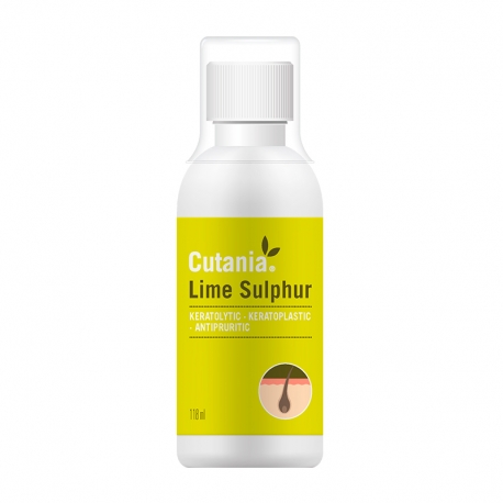 VetNova Cutania Lime Sulphur Solución Concentrada de Sulfuro de Cal para Perros y Gatos