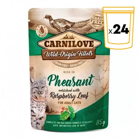 Carnilove Cat Adulto Pouch sabor Faisán