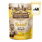 Carnilove Cat Kitten Pouch sabor Conejo