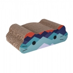 Freecat Rascador para Gatos Carton Face Catnip Azul