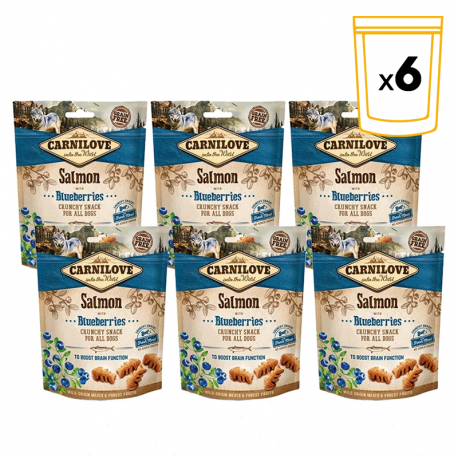 Carnilove Dog Snack Crunchy sabor Salmon Arandanos