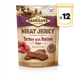 Carnilove Dog Adulto Jerky en filetes sabor Venado y Pavo