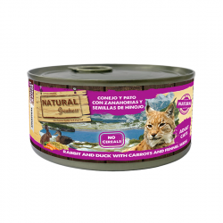 Natural Greatness Comida Húmeda Completa Para Gatos con Conejo y Pato