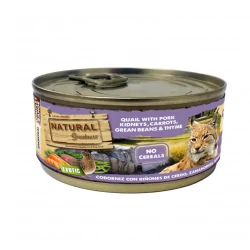 Natural Greatness Comida Húmeda Completa Para Gatos Esterilizados con Codorniz