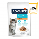 Comida Húmeda con Pollo para Gatitos Jóvenes Advance