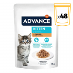 Comida Húmeda con Pollo para Gatitos Jóvenes Advance