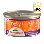 Almo Nature Daily Comida Húmeda en Mousse para Gatos con Conejo