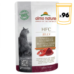 Almo Nature HCF Jelly Comida Húmeda en Gelatina para Gatos con Atún y Langosta
