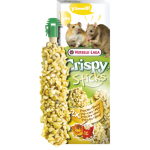 Versele Laga Crispy Sticks Snack para Hámsters y Ratas con Pop Corn y Miel