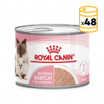Pack 12 - Royal Canin Mother & Babycat Comida Húmeda Para Gatitos Y Gatas Lactantes 195gr 
