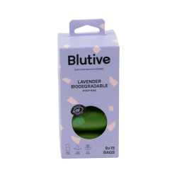 Blutive Bolsas Higiénicas Biodegradables Para Perro Aroma Lavanda