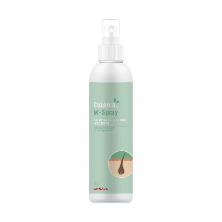 VetNova Cutania M-Spray Efecto Exfoliante para Perros y Gatos