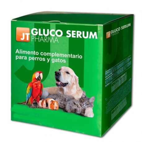 JTPharma Glucoserum Suplemento para Perros y Gatos Prevención de Deshidratación