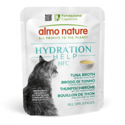 Almo Nature HFC Hydration Help Comida Húmeda para Gatos Caldo con Atún