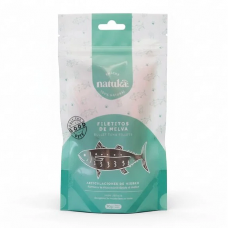 Natuka Filetitos de Melva Snack Para Perros y Gatos