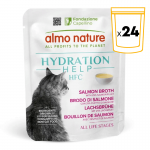 Almo Nature HFC Hydration Help Comida Húmeda para Gatos Caldo con Salmón