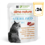 Almo Nature HFC Sterilised Comida Húmeda para Gatos Esterilizados Atún y Pollo