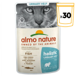 Almo Nature Holistic Urinary Help Comida Húmeda para Gatos con Pescado