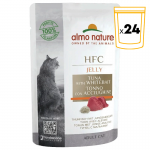 Almo Nature HCF Jelly Comida Húmeda en Gelatina para Gatos con Atún y Anchoa