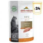 Almo Nature HCF Jelly Comida Húmeda en Gelatina para Gatos con Filete de Pollo