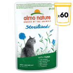 Almo Nature Sterilised Comida Húmeda para Gatos Esterilizados con Atún
