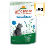Almo Nature Sterilised Comida Húmeda para Gatos Esterilizados con Atún
