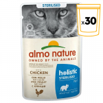 Almo Nature Sterilised Comida Húmeda para Gatos Esterilizados con Pollo