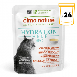 Almo Nature HFC Hydration Help Comida Húmeda para Gatos Caldo con Pollo