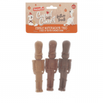 Cupid and Comet Trío Cascanueces Navideño Snack para Perros