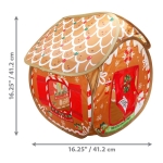 Kong Caseta Plegable para Gatos Pan De jengibre Navidad
