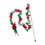 Kong Caña para Gatos de Navidad con Plumas y Catnip