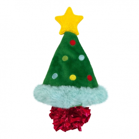 Kong Crackles Árbol de Navidad Peluche para Gatos