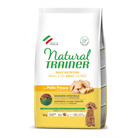 Natural Trainer Small Toy Pienso Para Perros Pequeños con Pollo Fresco