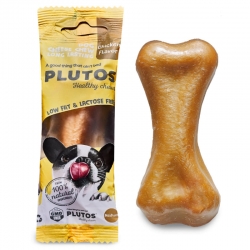 Plutos Medium Hueso para Perros Medianos Snack con Queso y Pollo