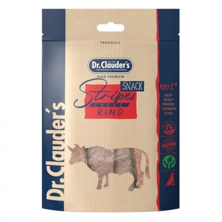 Dr Clauders Stripes Rino Snack Para Perros Grandes Tiras de Vacuno