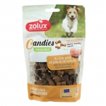 Zolux Candies Mini Huesos Snack para Perros Pequeños con Aves e Hígado
