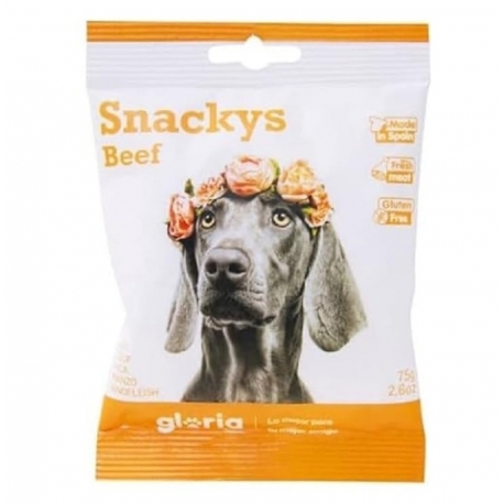 Gloria Snackys Beef Snack para Perros con Buey