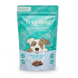 Freedog Snack Semi-húmedo para Perros con Pescado Azul y Col