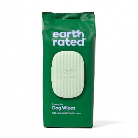 Earth Rated Toallitas Húmedas para Perros con Aroma a Lavanda