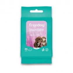 Freedog Toallitas Húmedas Para Perros y Gatos con Lavanda & Vainilla