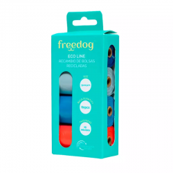 Freedog ECO Bolsas Higiénicas para Perros Colores Variados