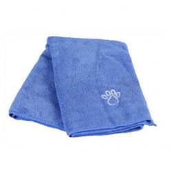 Trixie Toalla para Perros y Gatos Secado Extra Color Azul