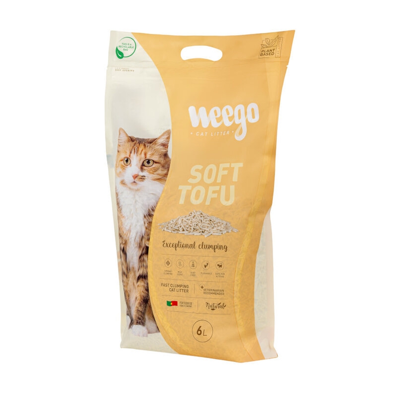 WEEGO SOFT TOFU ARENA AGLOMERANTE GATO 6L